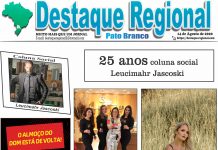 CAPA JORNAL DESTAQUE REGIONAL PATO BRANCO