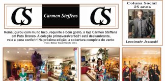 Reinaugurou com muito luxo, requinte e bom gosto, a loja Carmen Steffens em Pato Branco