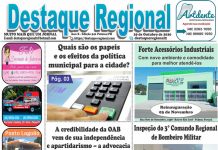 CAPA JORNAL DESTAQUE REGIONAL 29/10