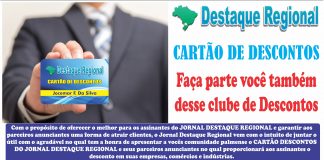 CARTÃO DE DESCONTOS