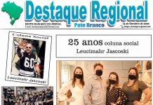 CAPA JORNAL DESTAQUE REGIONAL PATO BRANCO