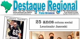 CAPA JORNAL DESTAQUE REGIONAL PATO BRANCO