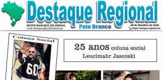 CAPA JORNAL DESTAQUE REGIONAL PATO BRANCO