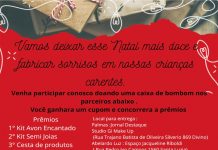 VAMOS DEIXAR ESSE NATAL MAIS DOCE E FABRICAR SORRISOS EM NOSSAS CRIANÇAS CARENTES