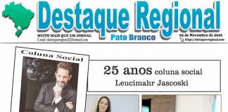 CAPA JORNAL DESTAQUE REGIONAL PATO BRANCO