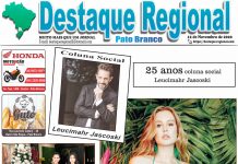 CAPA JORNAL DESTAQUE REGIONAL PATO BRANCO