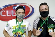 Palmenses faturam 4 medalhas de ouro no Paranaense de Kickboxing