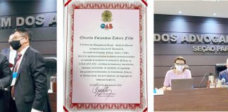 Advogado Eduardo Tobera Filho foi premiado com Láurea de Agradecimento da OAB Paraná