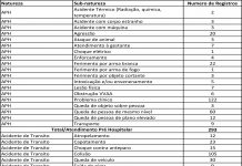 Relatório Ocorrências Corpo de Bombeiros de Palmas