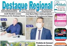 Capa Jornal Destaque Regional 08/01