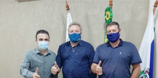 Bandiera e Lio receberam a visita do deputado Aliel Machado