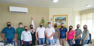 Criação de cooperativa intermunicipal da piscicultura foi o assunto da reunião entre Bandiera e o secretário de agricultura de Mangueirinha