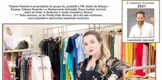 Tatiane Pezente é proprietária do grupo 4u_prettyfb e PB, Salão de Beleza /Espaço Tatiane Pezente e o Restaurante 4ufoodtp