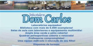 Colégio Estadual Dom Carlos traz informações para você
