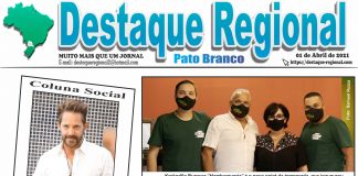CAPA JORNAL DESTAQUE REGIONAL PATO BRANCO