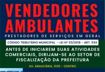 Prefeitura de CDS orienta ambulantes quanto às licenças
