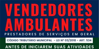 Prefeitura de CDS orienta ambulantes quanto às licenças