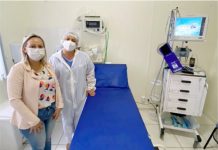 No fim de semana, a secretária de saúde de Nova Prata do Iguaçu, Vanderleia Jacomini Faust, esteve em Coronel Domingos Soares