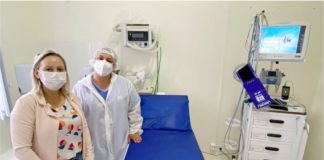 No fim de semana, a secretária de saúde de Nova Prata do Iguaçu, Vanderleia Jacomini Faust, esteve em Coronel Domingos Soares