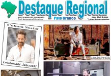 CAPA JORNAL DESTAQUE REGIONAL PATO BRANCO