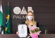 No mês de abril, a colaboradora da OAB Subseção Palmas, Tallany Basilio, Bacharel em Direito, completa 5 anos de trabalho