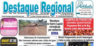 CAPA JORNAL DESTAQUE REGIONAL 14/05