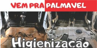 Higienização interna e motor do Carro