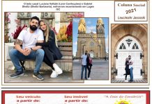 O belo casal Luciana Volitzki (Leve Confecções) e Gabriel Shelbi (Shelbi Barbearia)