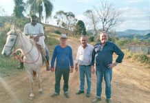 Bandiera acompanha trabalhos de infraestrutura no interior