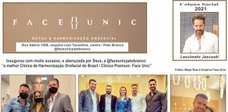 Inaugurou com muito sucesso, e abençoada por Deus, a Clínica Premium Face Unic’’