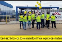 Marini Compensados em forma de conscientizar seus colaboradores realiza a campanha do Maio Amarelo