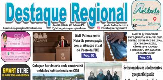 CAPA JORNAL DESTAQUE REGIONAL 30/07