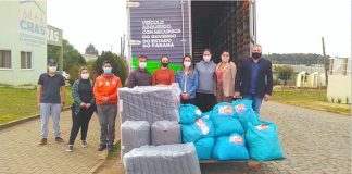 Cel. Domingos Soares recebe doação da Defesa Civil e 1ª dama do Estado