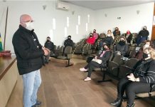 Colégio Estadual Dom Carlos durante os dias de Estudo e Planejamento