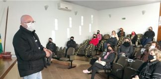 Colégio Estadual Dom Carlos durante os dias de Estudo e Planejamento