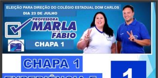 Novamente nos dirigimos a você para pedir o teu apoio e o teu voto. Sexta-feira, dia 23/07, VOTE CHAPA 1