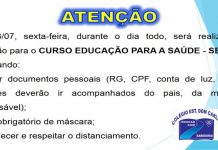 Parceria entre Colégio Estadual Dom Carlos e SESI oportuniza curso de Educação para a Saúde aos alunos com faixa etária entre 14 e 17 anos