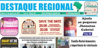CAPA JORNAL DESTAQUE REGIONAL 27/08
