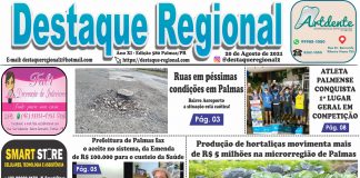 CAPA JORNAL DESTAQUE REGIONAL 20/08
