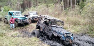 Muita lama e adrenalina reuniu trilheiros em Coronel Domingos Soares