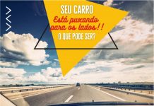 Se o volante do carro está puxando para os lados, tenha cuidado!