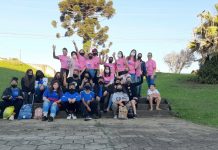 Colégio Estadual Dom Carlos colaborando com a Rede Feminina de Combate ao Câncer – Palmas – PR