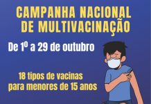 Departamento de Saúde promoverá Dia D da Campanha Nacional de Multivacinação