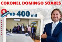 Cel. Domingos Soares recebe emenda de R$ 400 mil de Zeca Dirceu para saúde