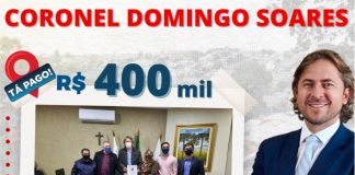 Cel. Domingos Soares recebe emenda de R$ 400 mil de Zeca Dirceu para saúde