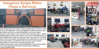 Inaugurou Sergio Motos Peças e Serviços