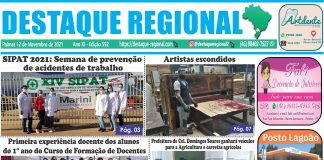 CAPA JORNAL DESTAQUE REGIONAL 12/11