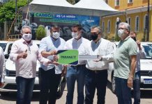 Cel. Domingos Soares é contemplado com veículos para atendimentos domiciliares de saúde