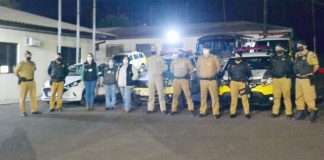 Operação AIFU une Ministério Público, Polícia Militar, Corpo de Bombeiros, Vigilância Sanitária e imprensa