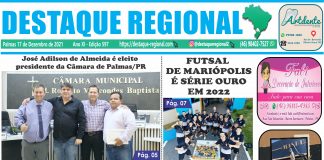 CAPA JORNAL DESTAQUE REGIONAL 17/12